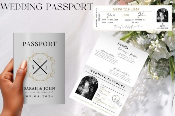Download Wedding Passport Invitation Template - Template Collection