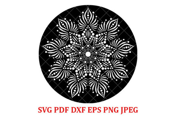 Download Silhouette Mandala Svg, Mandala Svg - Silhouette mandala Collection