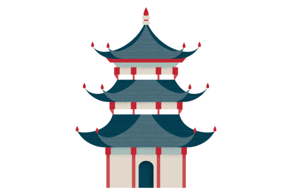 Download Asian Pagoda House. Travel Oriental Cult - Premium Resources