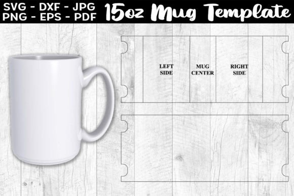 Download 15oz Mug Template Sublimation Full Wrap - Template Collection
