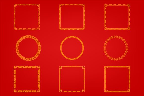 Download Chinese Oriental Border Ornament - Premium Bundle