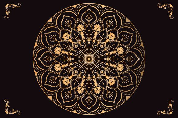 Download Round Eps Mandala Template Desing - Template Collection